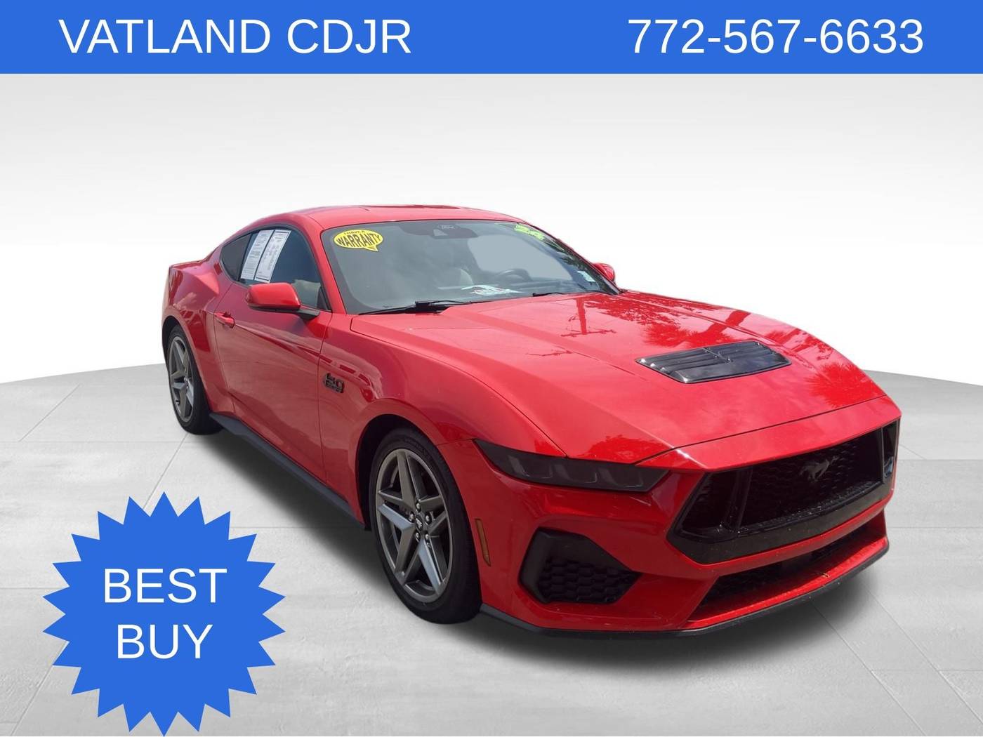 2024 Ford Mustang GT — Coupe — 11,365 mi — Vero Beach, FL