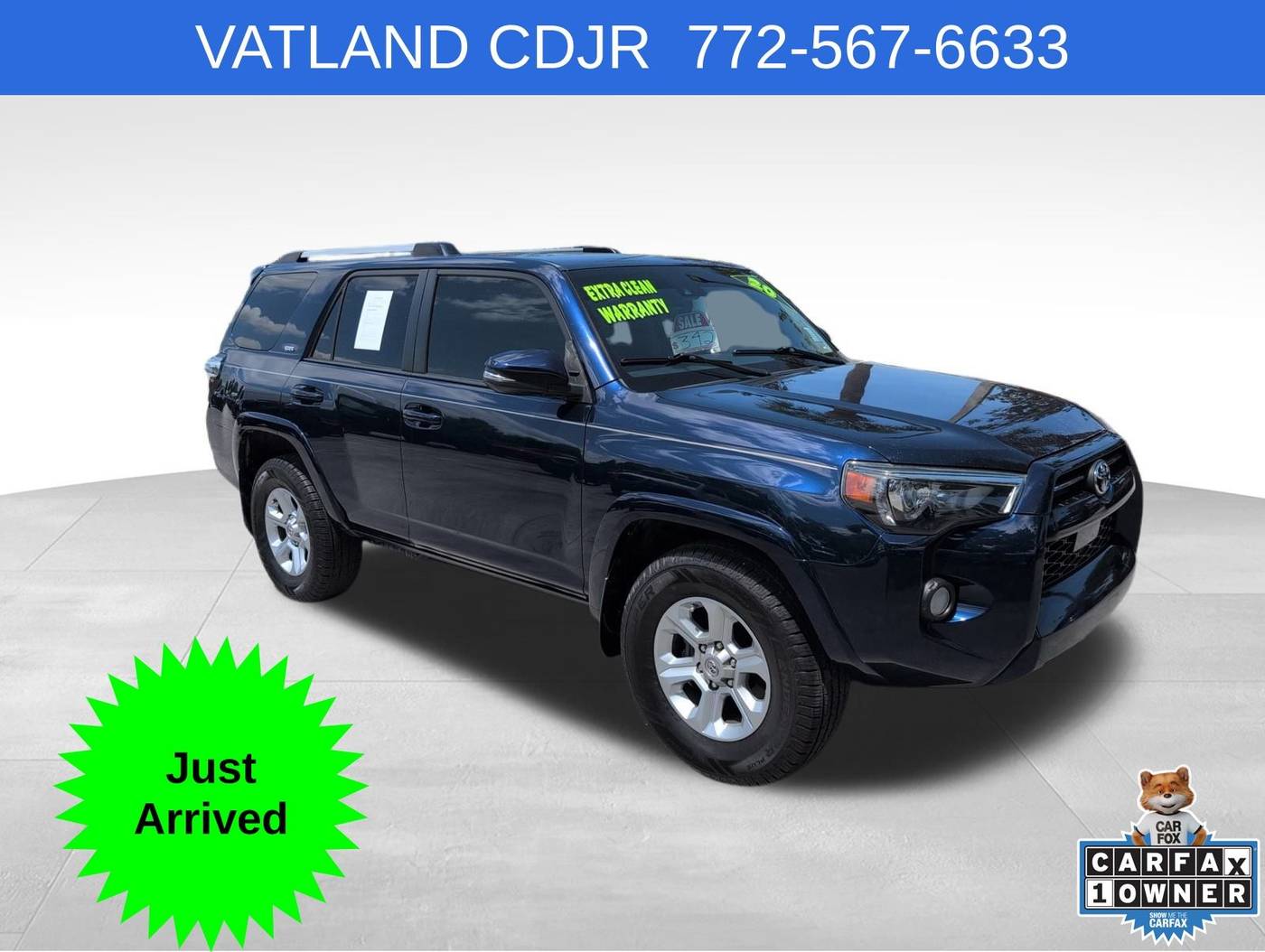 2020 Toyota 4Runner SR5 — SUV — 72,858 mi — Vero Beach, FL