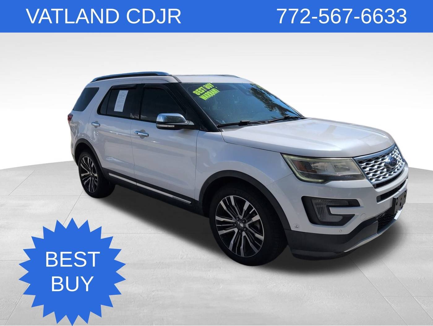 2017 Ford Explorer Platinum — SUV — 75,803 mi — Vero Beach, FL