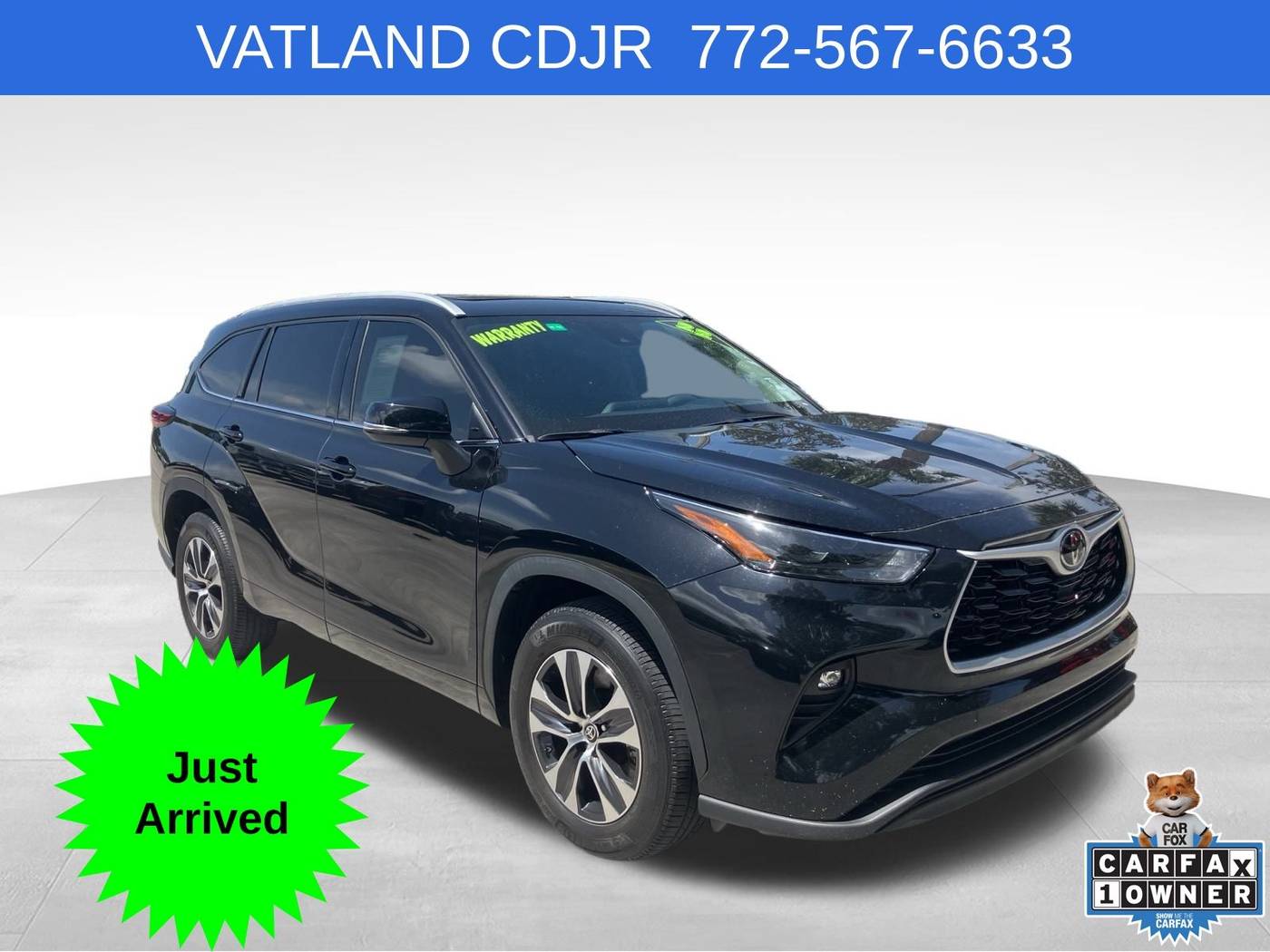 2022 Toyota Highlander XLE — SUV — 37,042 mi — Vero Beach, FL