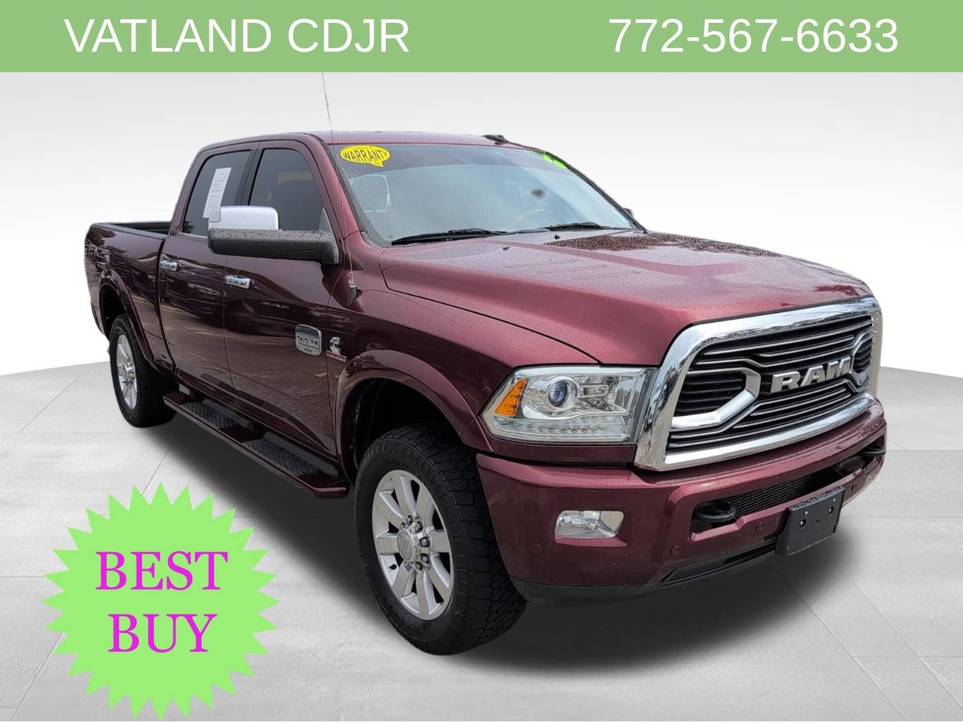 2018 Ram 2500 Longhorn — Pickup Truck — 61,139 mi — Vero Beach, FL
