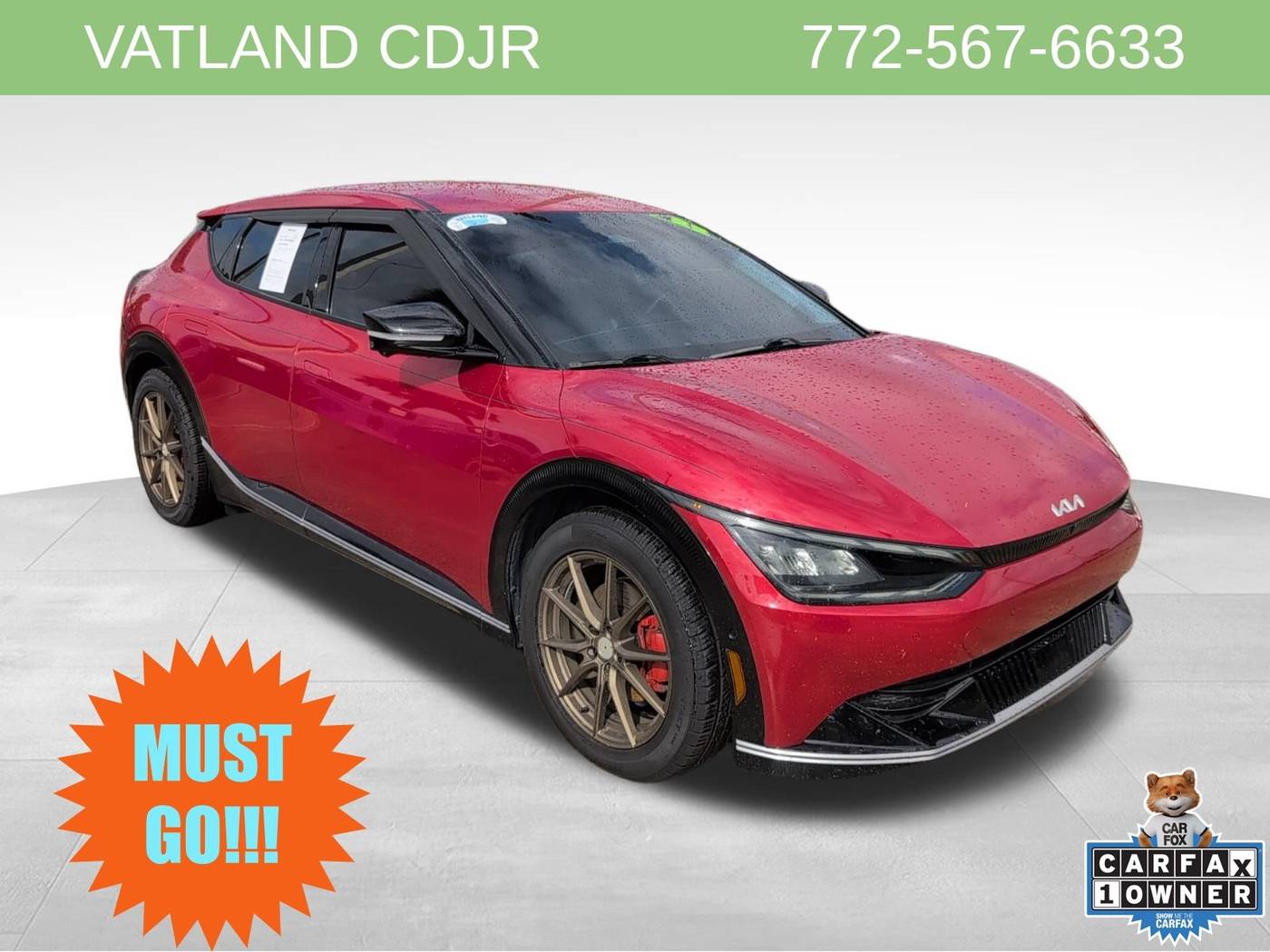 2022 Kia EV6 Wind — SUV — 75,310 mi — Vero Beach, FL