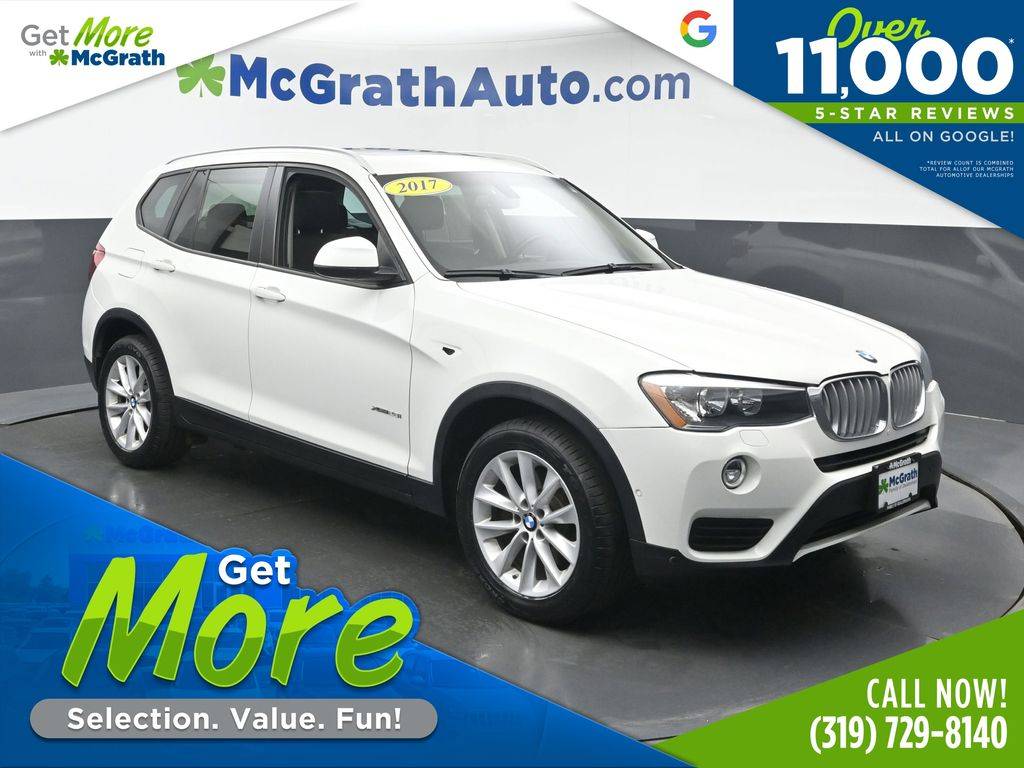 2017 BMW X3 28i — SUV — 134,554 mi — Hiawatha, IA