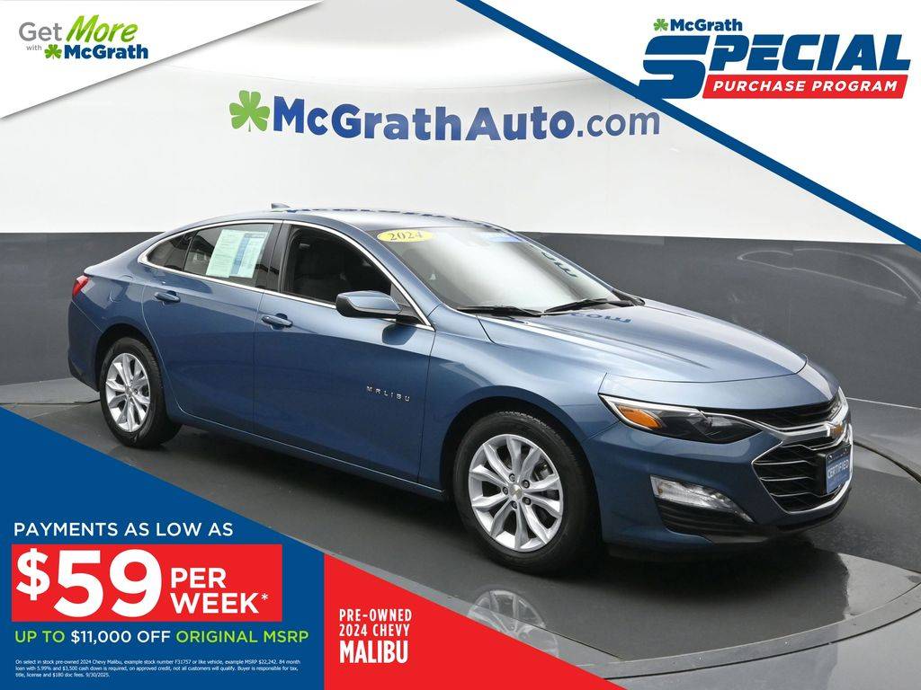 2024 Chevrolet Malibu LT — Sedan — 16,272 mi — Hiawatha, IA