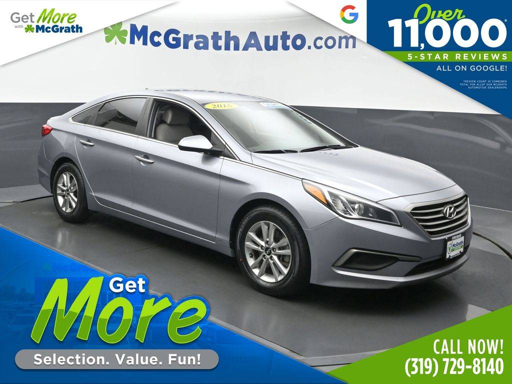 2016 Hyundai Sonata SE — Sedan — 63,135 mi — Hiawatha, IA