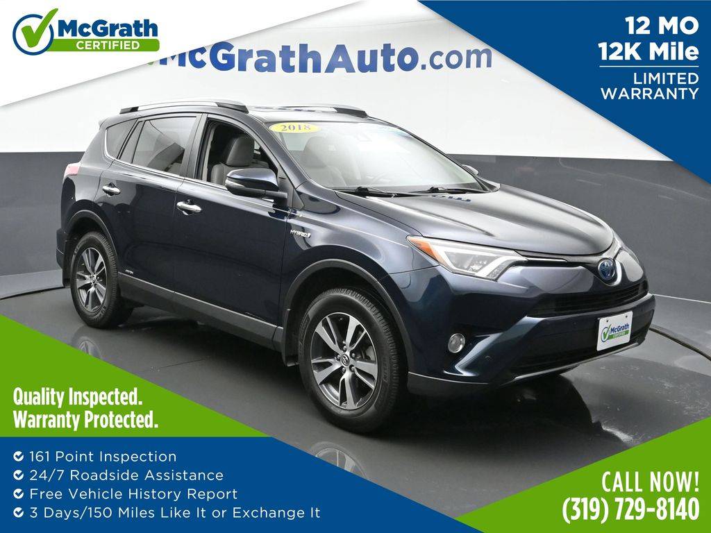 2018 Toyota RAV4 Hybrid Limited — SUV — 102,078 mi — Hiawatha, IA