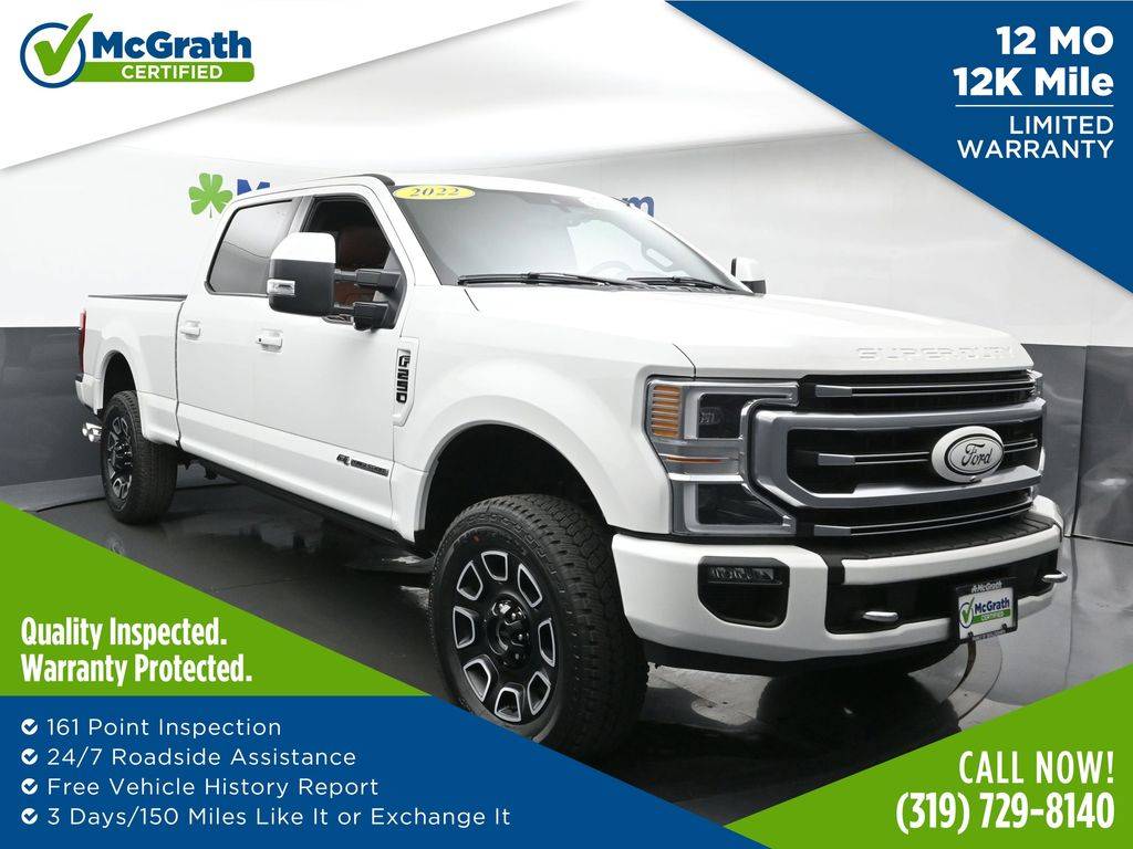 2022 Ford Super Duty F-250 Platinum — Pickup Truck — 19,210 mi — Hiawatha, IA