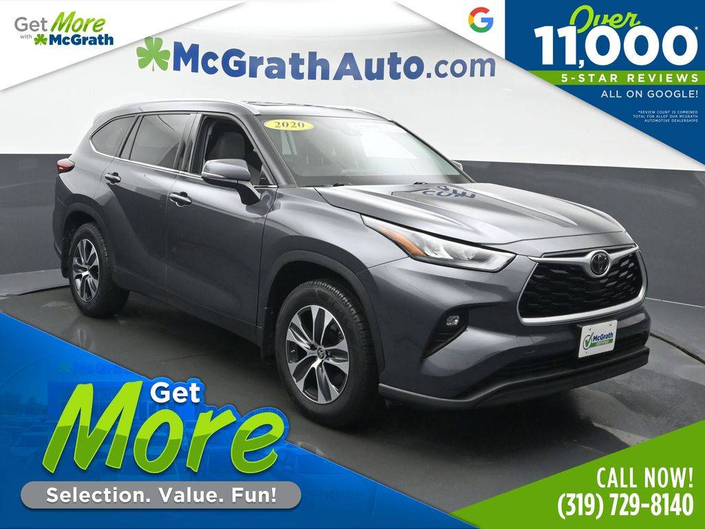 2020 Toyota Highlander XLE — SUV — 63,444 mi — Hiawatha, IA