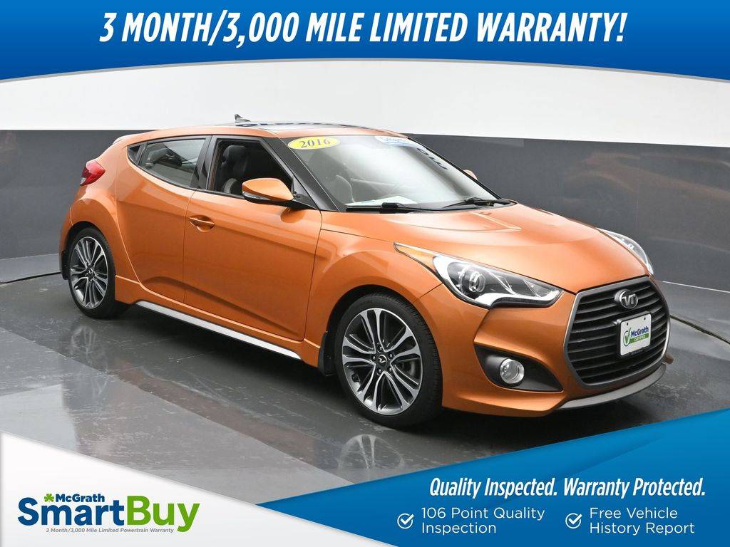 2016 Hyundai Veloster Turbo — Hatchback — 59,873 mi — Hiawatha, IA