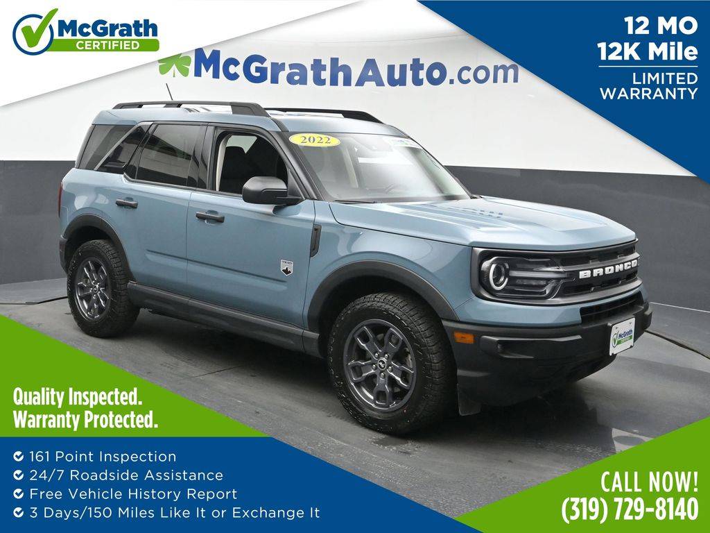 2022 Ford Bronco Sport Big Bend — SUV — 34,782 mi — Hiawatha, IA