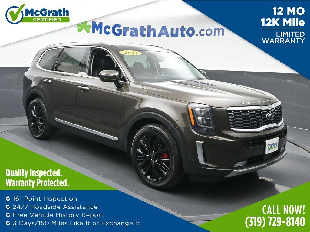 2021 Kia Telluride SX — SUV — 43,866 mi — Hiawatha, IA