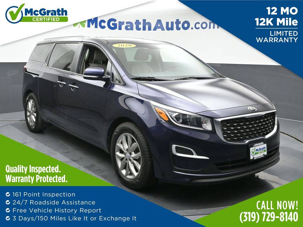 2020 Kia Sedona EX — Minivan — 46,759 mi — Hiawatha, IA