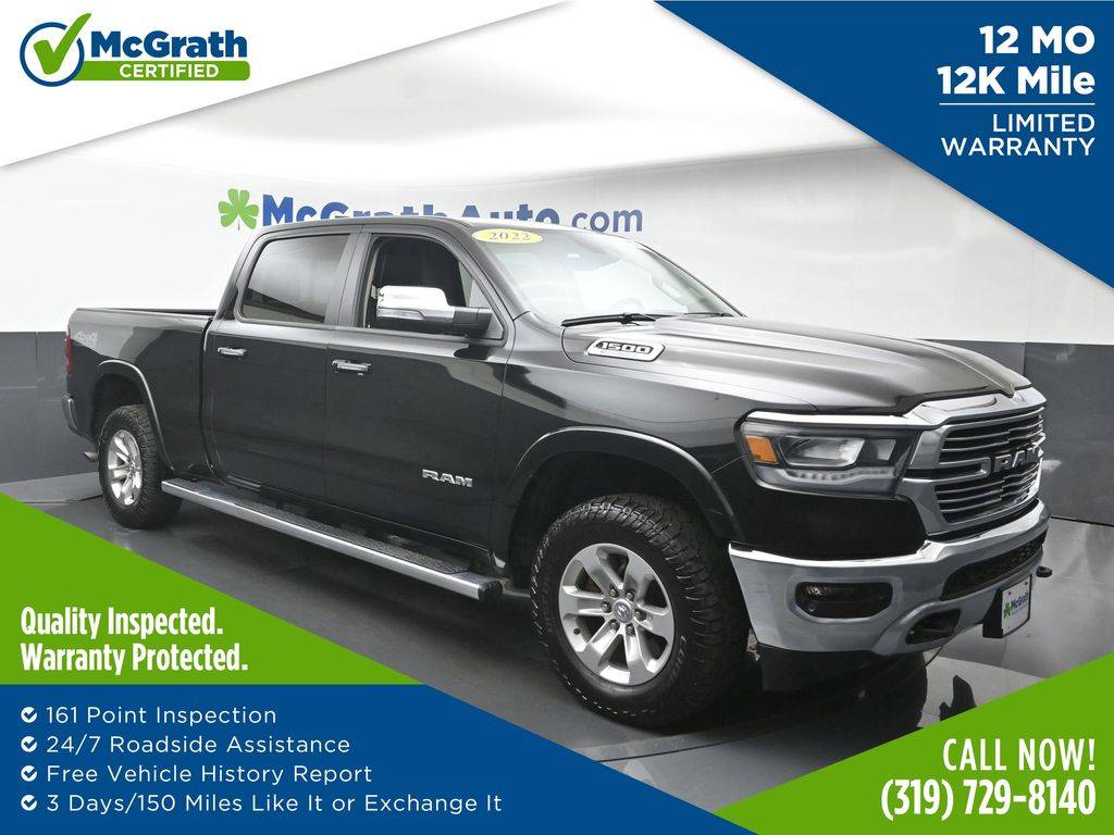 2022 Ram 1500 Laramie — Pickup Truck — 64,595 mi — Hiawatha, IA