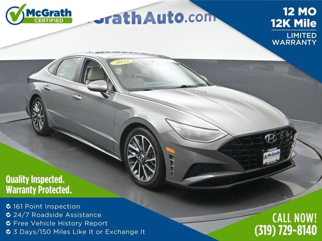 2022 Hyundai Sonata Limited — Sedan — 52,058 mi — Hiawatha, IA