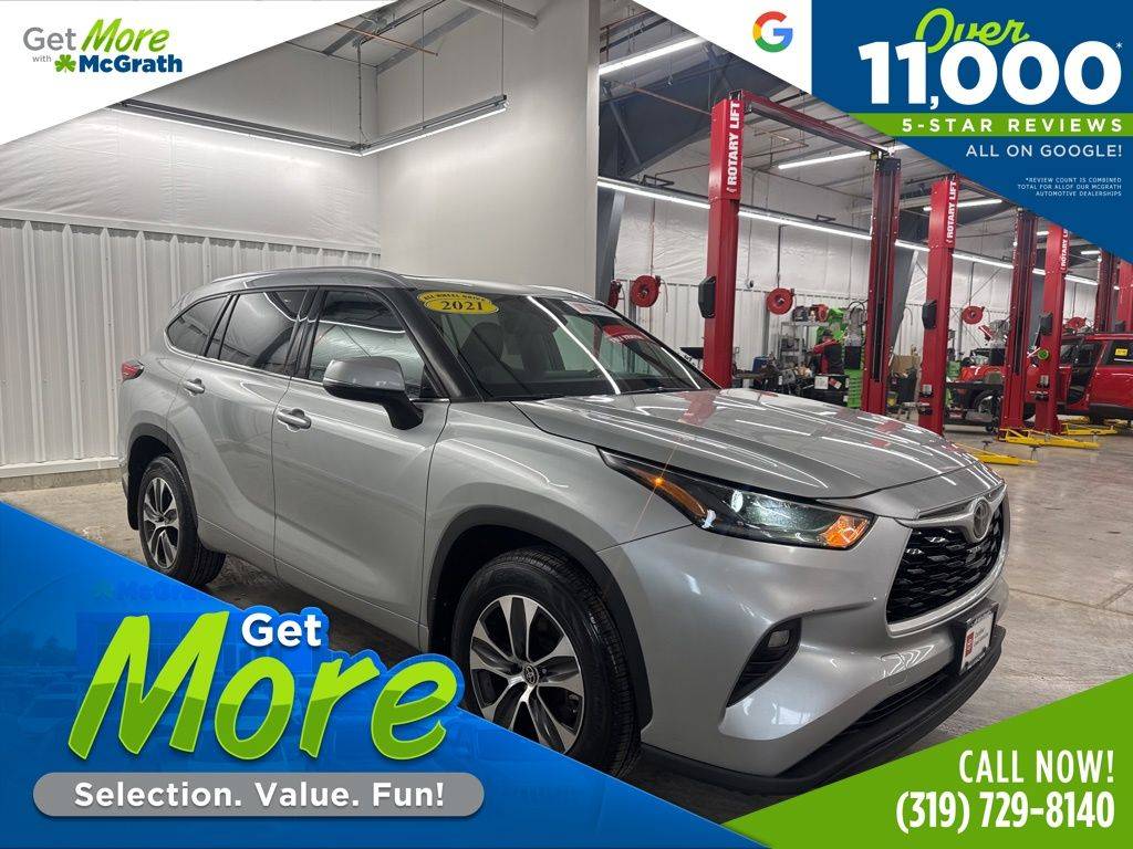 2021 Toyota Highlander XLE — SUV — 66,421 mi — Hiawatha, IA