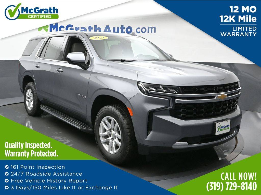 2021 Chevrolet Tahoe LS — SUV — 66,362 mi — Hiawatha, IA