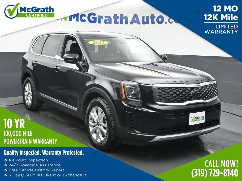 2021 Kia Telluride LX — SUV — 57,633 mi — Hiawatha, IA