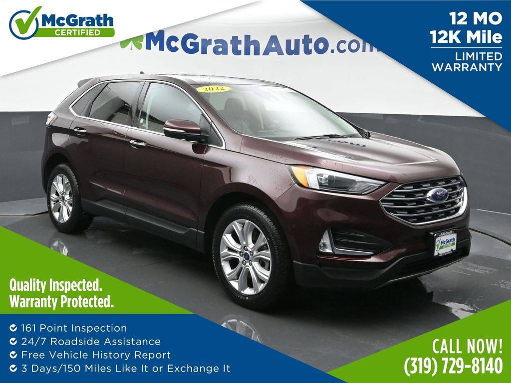 2022 Ford Edge Titanium — SUV — 54,562 mi — Hiawatha, IA