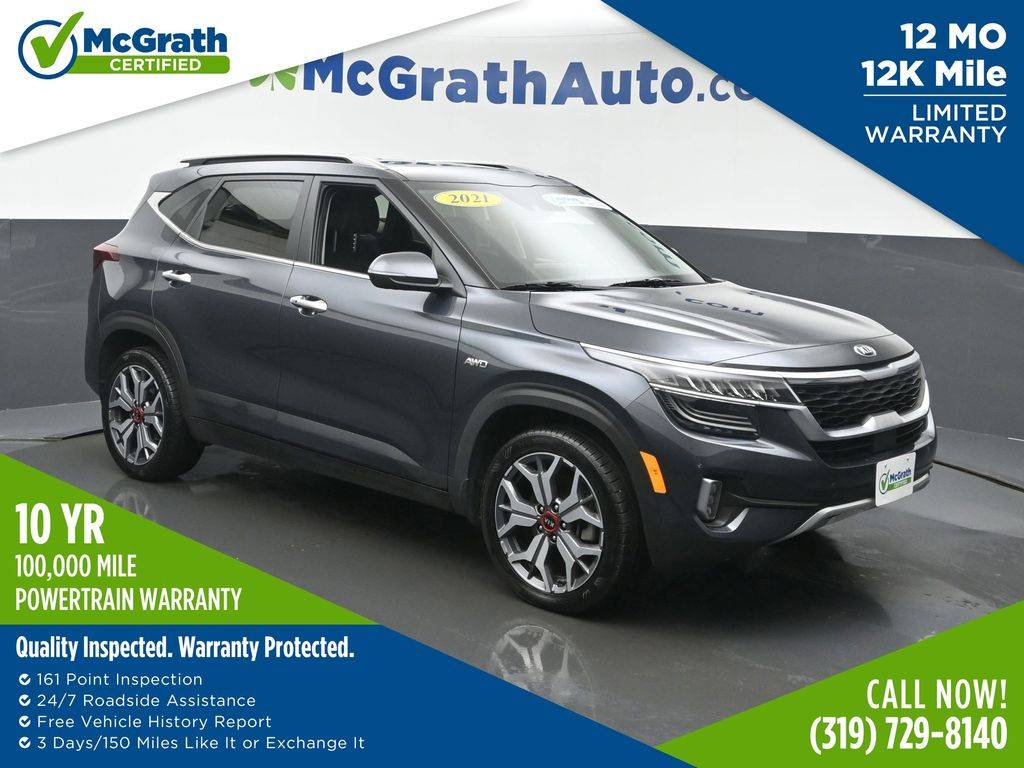 2021 Kia Seltos SX Turbo — SUV — 47,108 mi — Hiawatha, IA