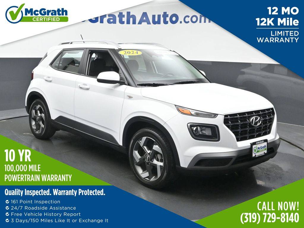 2024 Hyundai Venue SEL — SUV — 24,161 mi — Hiawatha, IA