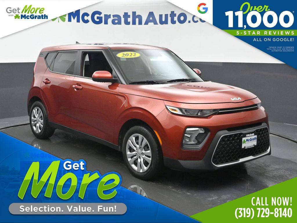 2022 Kia Soul LX — Hatchback — 121,584 mi — Hiawatha, IA