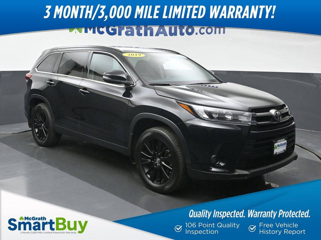 2019 Toyota Highlander SE V6 — SUV — 62,920 mi — Hiawatha, IA
