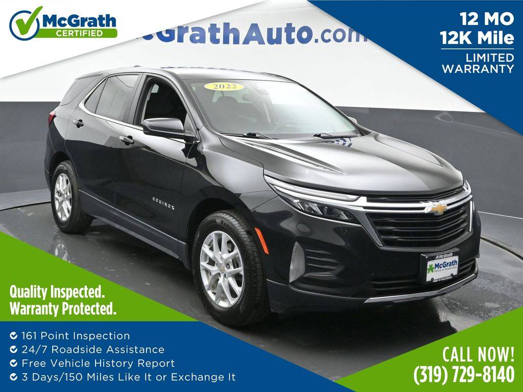 2022 Chevrolet Equinox LT — SUV — 69,514 mi — Hiawatha, IA