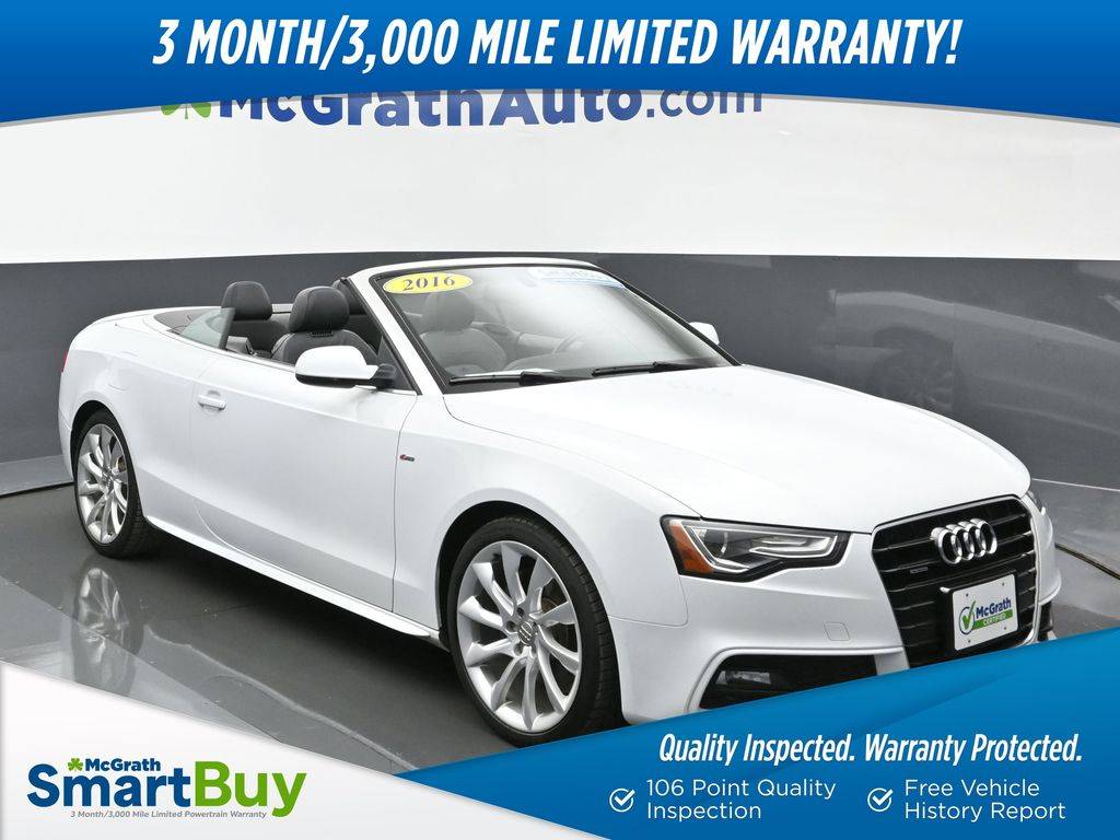 2016 Audi A5 Premium Plus — Convertible — 93,554 mi — Hiawatha, IA