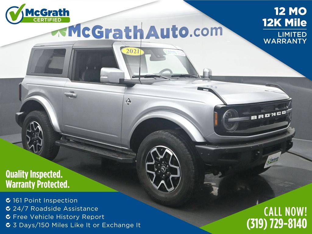 2021 Ford Bronco Outer Banks — SUV — 21,993 mi — Hiawatha, IA