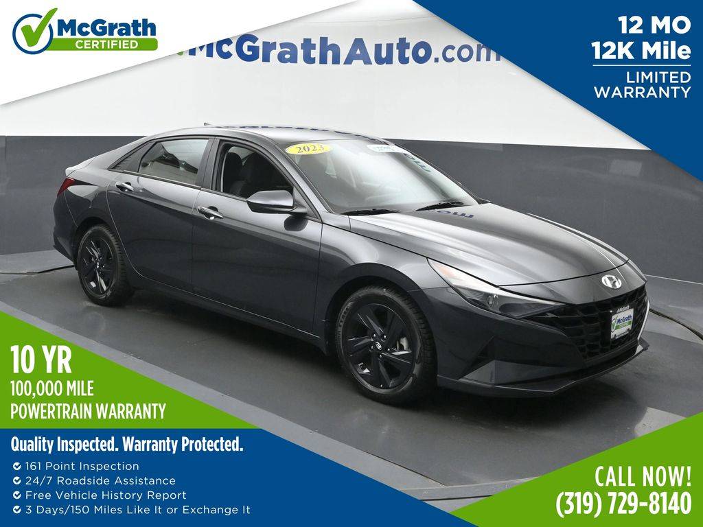 2023 Hyundai Elantra SEL — Sedan — 27,081 mi — Hiawatha, IA