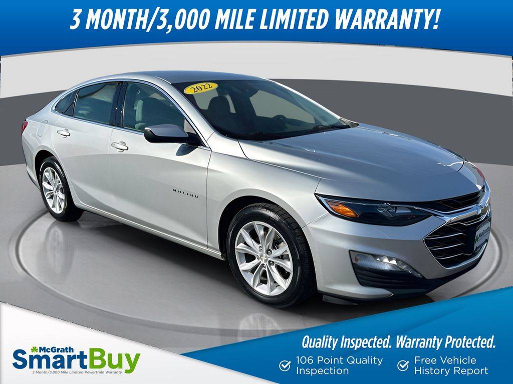 2022 Chevrolet Malibu LT — Sedan — 94,522 mi — Hiawatha, IA