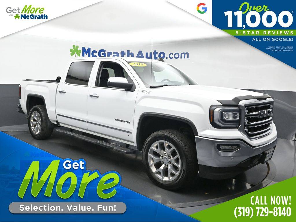 2018 GMC Sierra 1500 SLT — Pickup Truck — 134,922 mi — Hiawatha, IA