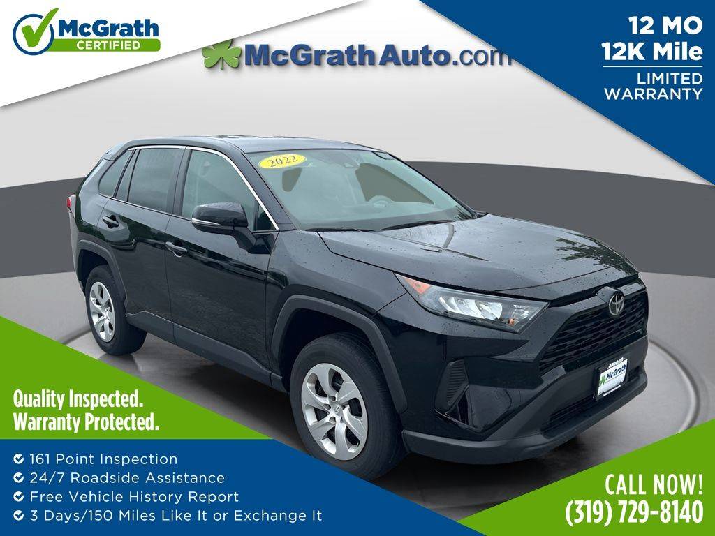 2022 Toyota RAV4 LE — SUV — 21,195 mi — Hiawatha, IA