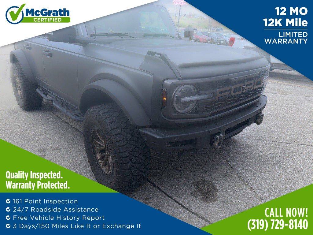 2022 Ford Bronco Wildtrak — SUV — 27,296 mi — Hiawatha, IA