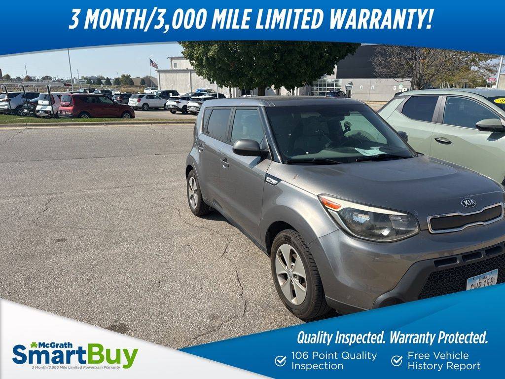 2016 Kia Soul Base — Hatchback — 54,631 mi — Hiawatha, IA