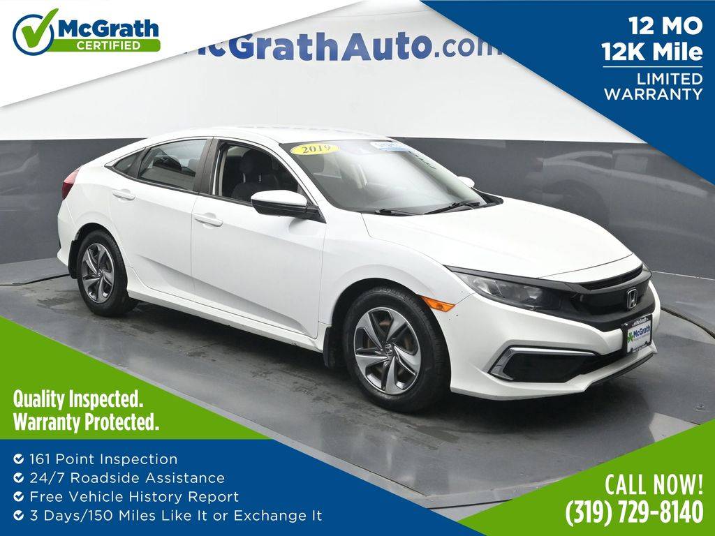2019 Honda Civic LX — Sedan — 45,051 mi — Hiawatha, IA