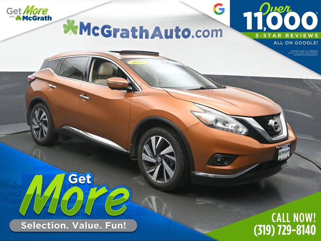 2015 Nissan Murano Platinum — SUV — 77,437 mi — Hiawatha, IA