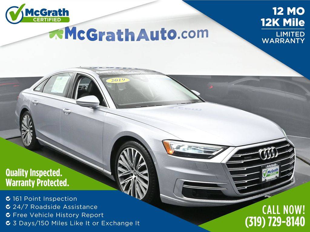 2019 Audi A8 L — Sedan — 38,105 mi — Hiawatha, IA