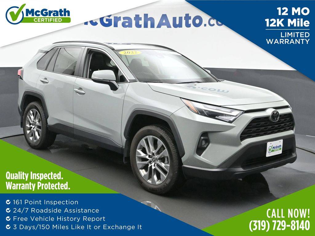 2022 Toyota RAV4 XLE Premium — SUV — 55,290 mi — Hiawatha, IA