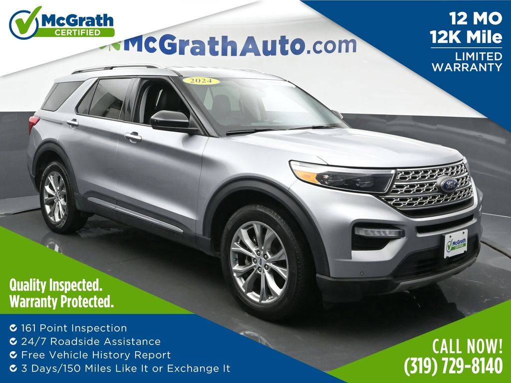 2024 Ford Explorer Limited — SUV — 27,250 mi — Hiawatha, IA