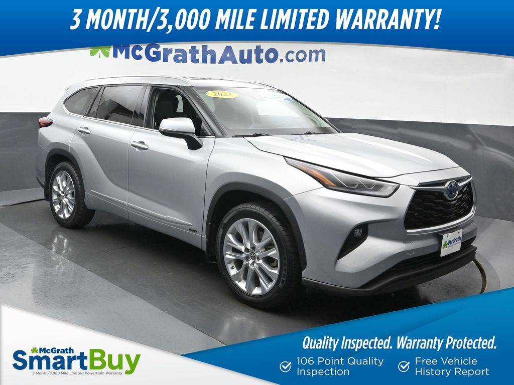 2022 Toyota Highlander Hybrid Limited — SUV — 86,320 mi — Hiawatha, IA