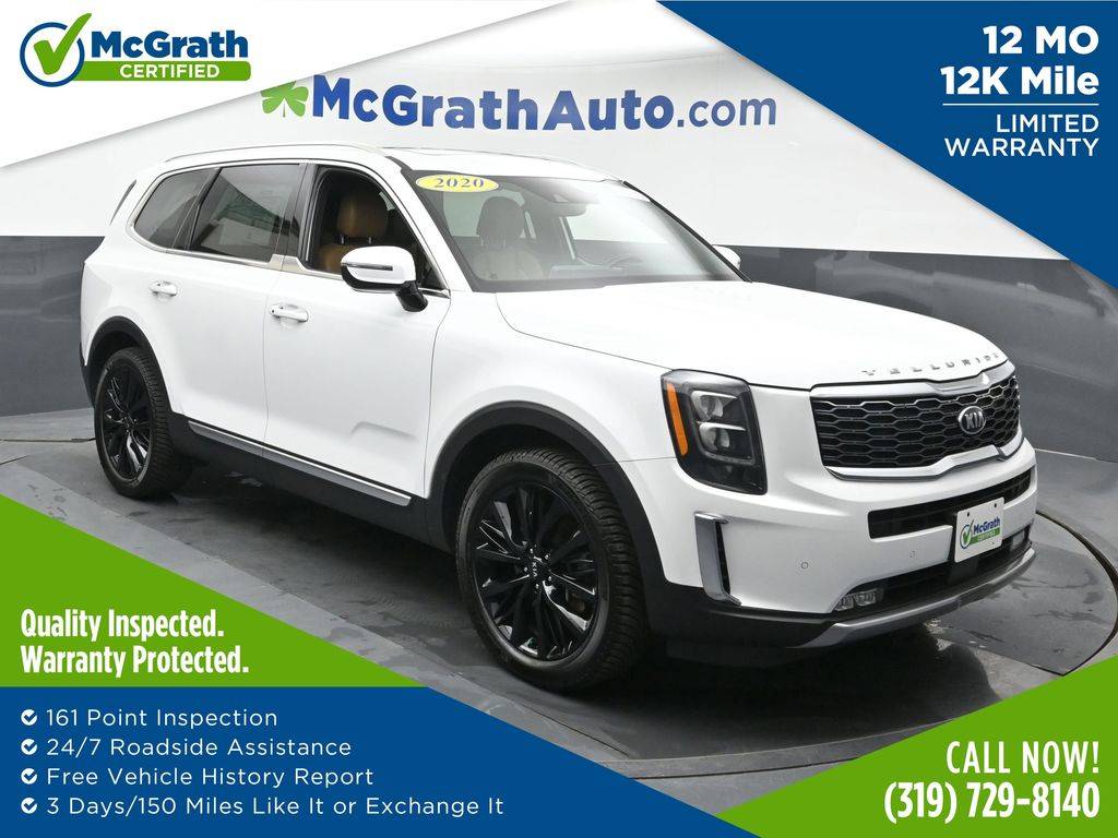 2020 Kia Telluride SX — SUV — 70,186 mi — Hiawatha, IA