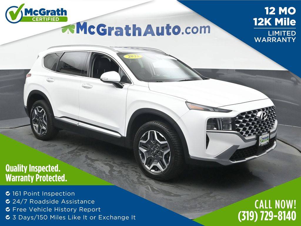 2022 Hyundai Santa Fe Hybrid SEL Premium — SUV — 61,178 mi — Hiawatha, IA