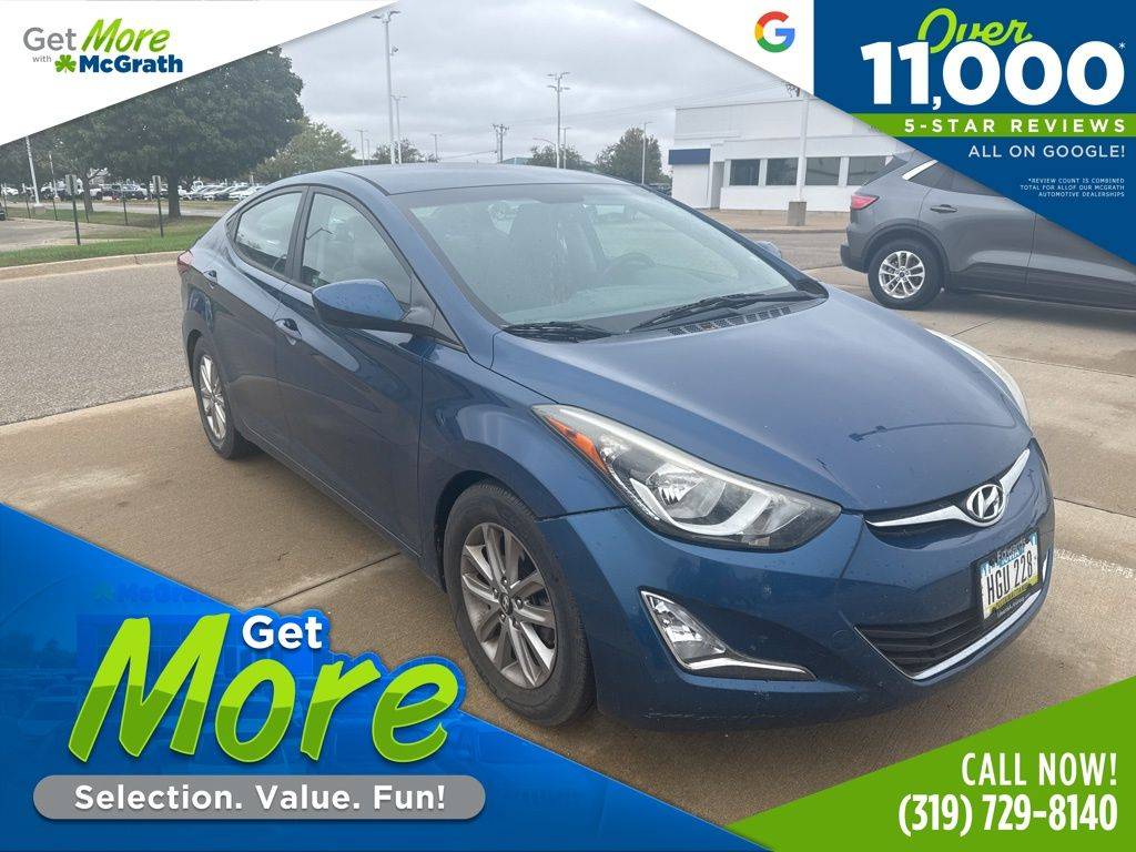 2016 Hyundai Elantra SE — Sedan — 78,193 mi — Hiawatha, IA
