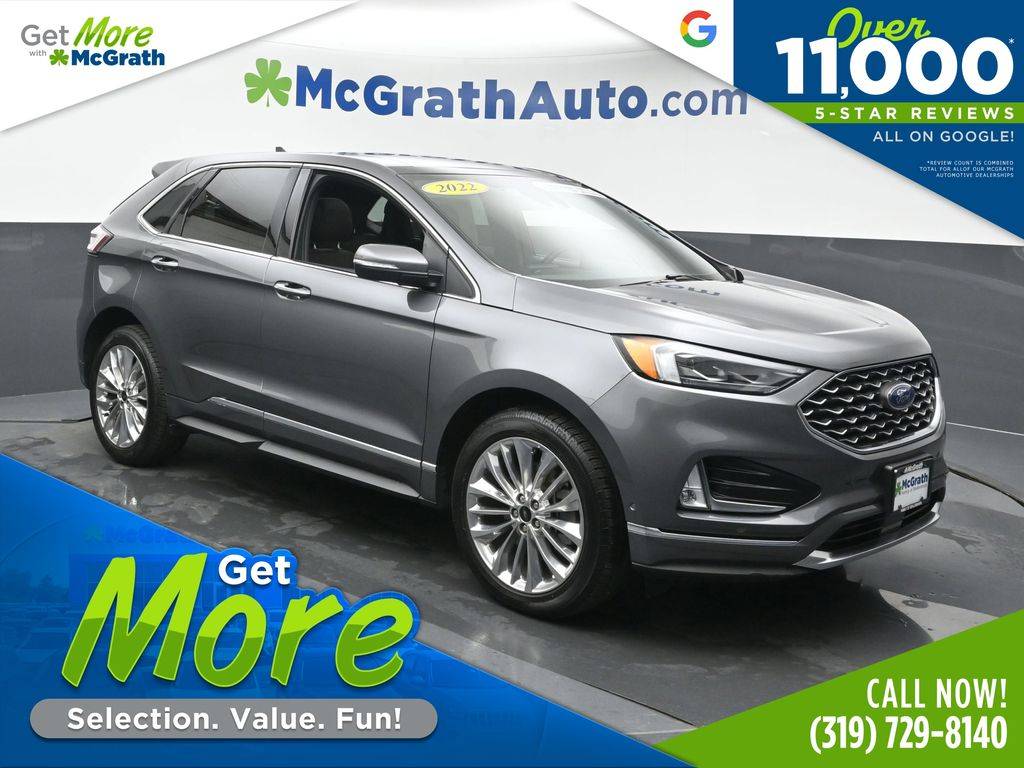 2022 Ford Edge Titanium — SUV — 40,082 mi — Hiawatha, IA