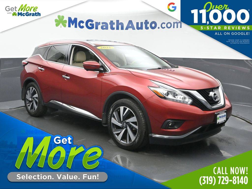 2016 Nissan Murano Platinum — SUV — 131,416 mi — Hiawatha, IA
