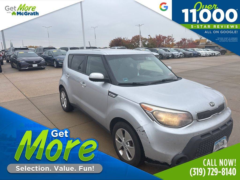 2015 Kia Soul Base — Hatchback — 159,591 mi — Hiawatha, IA