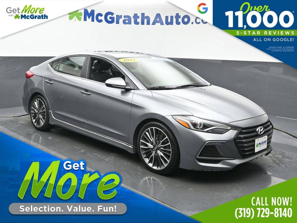 2018 Hyundai Elantra Sport — Sedan — 97,587 mi — Hiawatha, IA