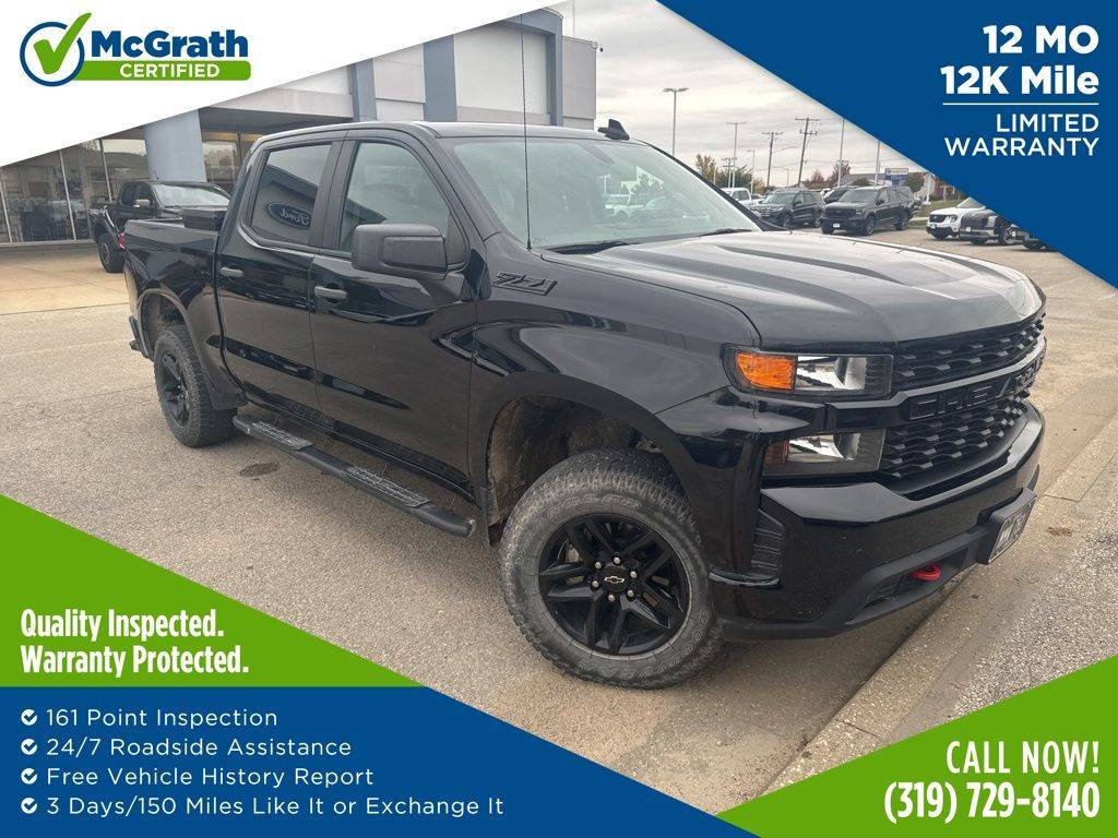 2020 Chevrolet Silverado 1500 Custom Trail Boss — Pickup Truck — 74,888 mi — Hiawatha, IA