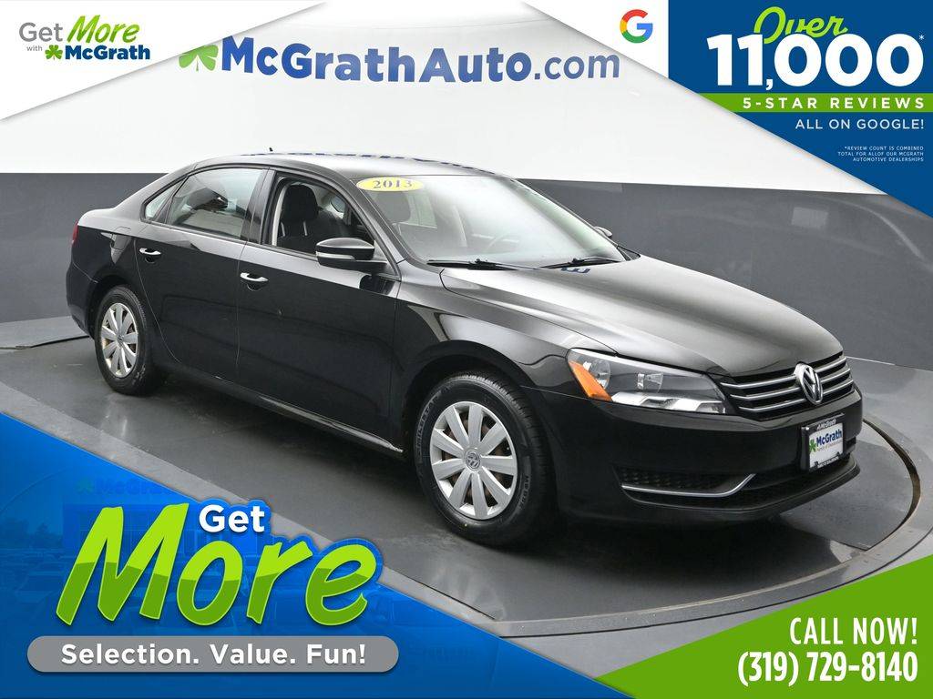2013 Volkswagen Passat S — Sedan — 88,888 mi — Hiawatha, IA